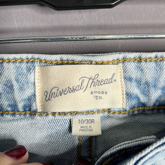 Universal Thread High Rose Slim Straight Jeans Size 10/30 - Picture 5 of 9